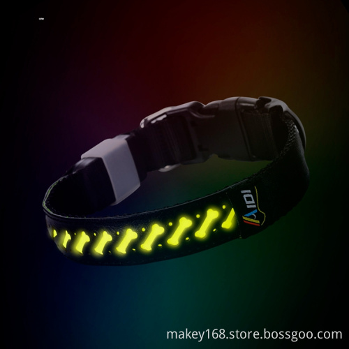 Hot Sale Flashing Glowing Led Light Dog Collar